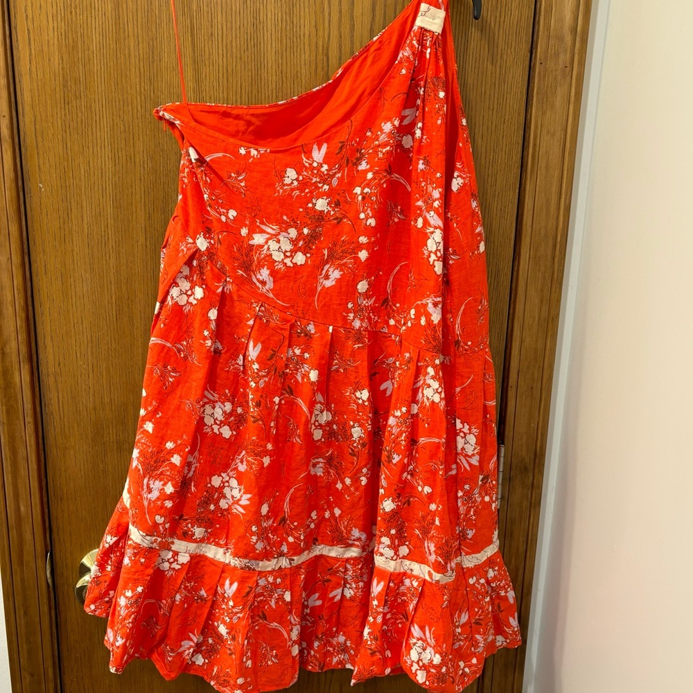 NWT free people All Mine dress in cherry combo, size large - Picture 7 of 11
